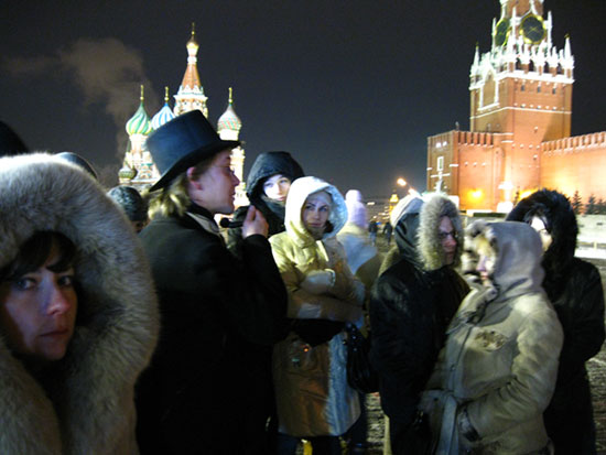 На Красной площади во время экскурсии "Москва - территория призраков На Красной площади во время экскурсии "Москва - территория призраков"