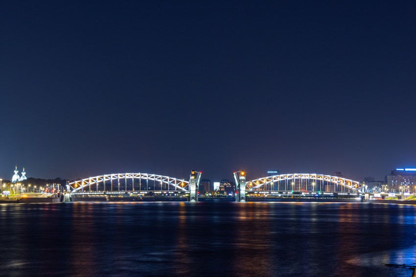 Большеохтинский мост (Мост Петра Великого)