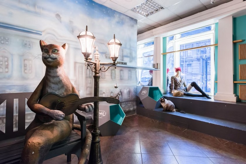 Котокафе Республика кошек в С.-Петербурге