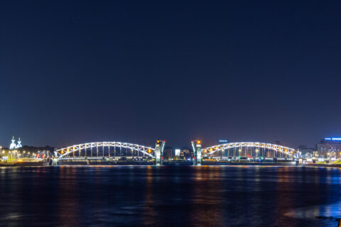 Большеохтинский мост (Мост Петра Великого)