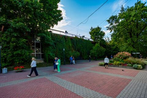 Измайловский сад в С.-Петербурге (Сад Буфф)