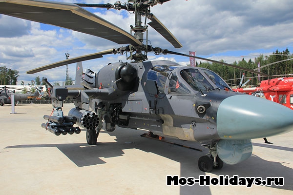Вертолет в парке Патриот