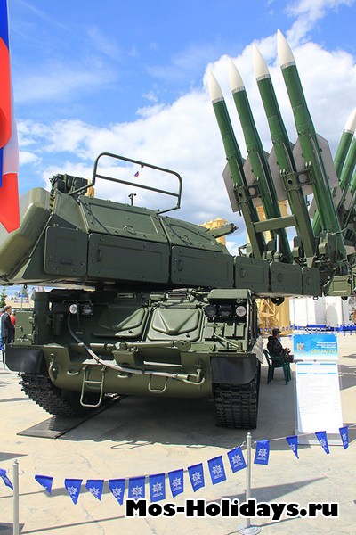 Средства ПВО в парке Патриот