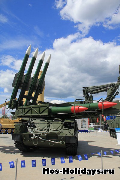 Средства ПВО в парке Патриот