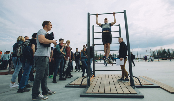 Сдаем нормативы ГТО на празднике День танкиста в Парке Патриот