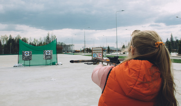 Тир на празднике День танкиста в Парке Патриот