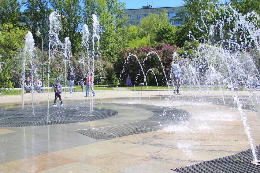 Сухие фонтаны в Москве