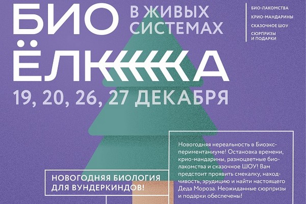 «БИОелка для вундеркиндов» в музее человека «Живые системы»