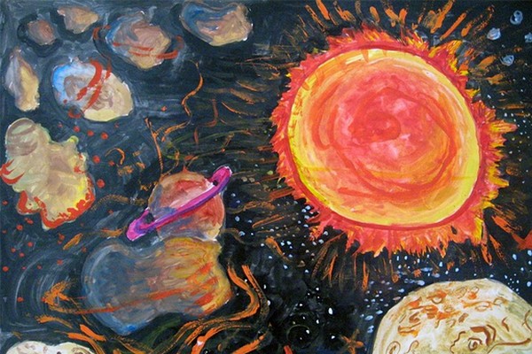 Выставка «Объединенные космосом» в Государственной детской библиотеке