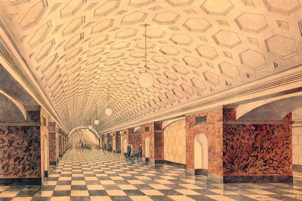 Выставка «Московское метро – подземный памятник архитектуры»