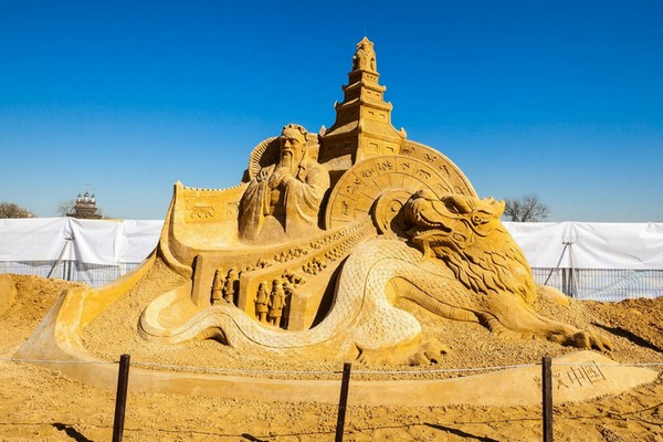 Выставка песчаных скульптур «Волшебный мир песка» в Коломенском