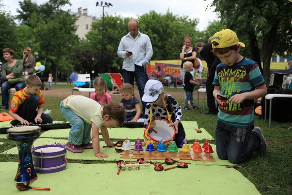 Фестиваль Московских школ искусств в саду им. Баумана