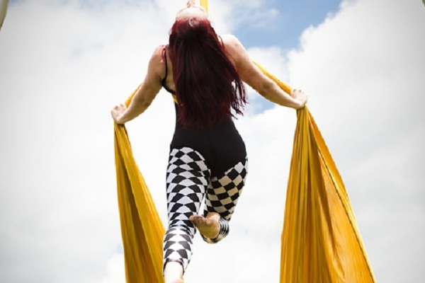 Фестиваль воздушной гимнастики на набережной спорткомплекса «Лужники»