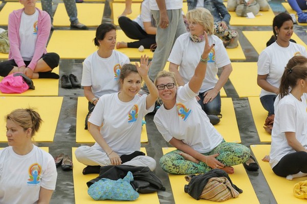 II Международный День йоги в парке Горького