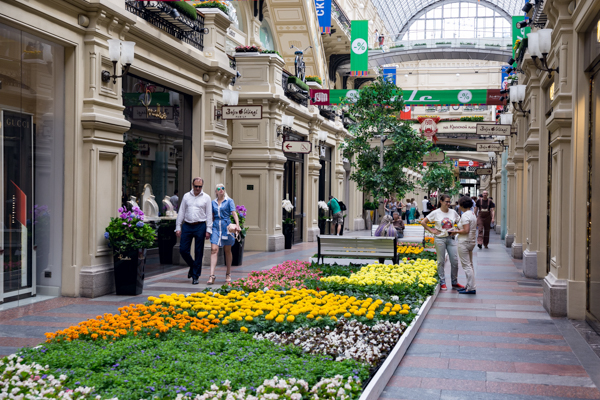 Фестиваль живых цветов в ГУМе