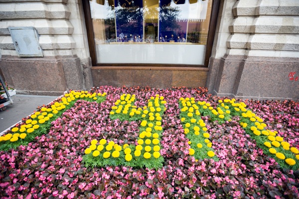 Фестиваль живых цветов в ГУМе