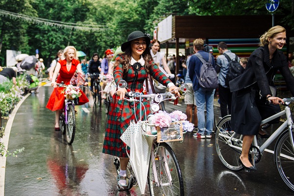 Велопарад «Леди на велосипеде — 2016» в парке «Сокольники»