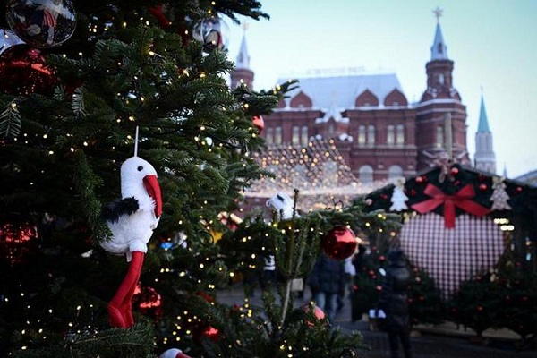Рождественская ярмарка на Красной площади