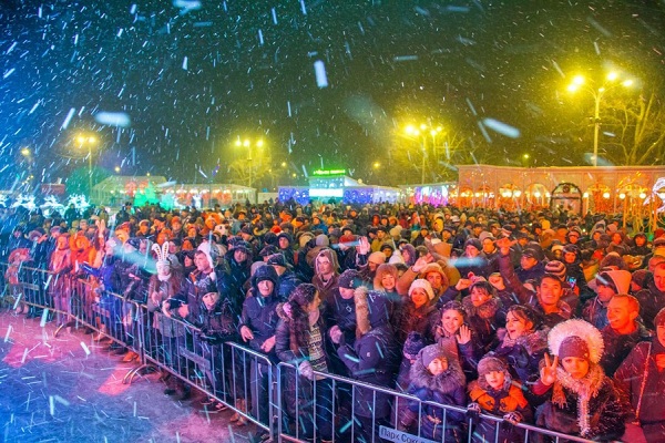 Предновогодний опен-эйр фестиваль в парке «Сокольники»