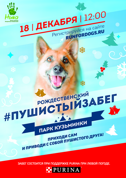 «Пушистый забег» в парке Кузьминки