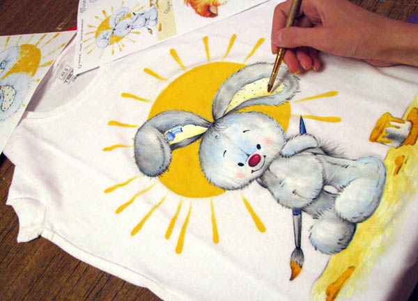 «Роспись футболок» – мастер-класс