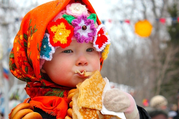 Масленица в саду «Эрмитаж»