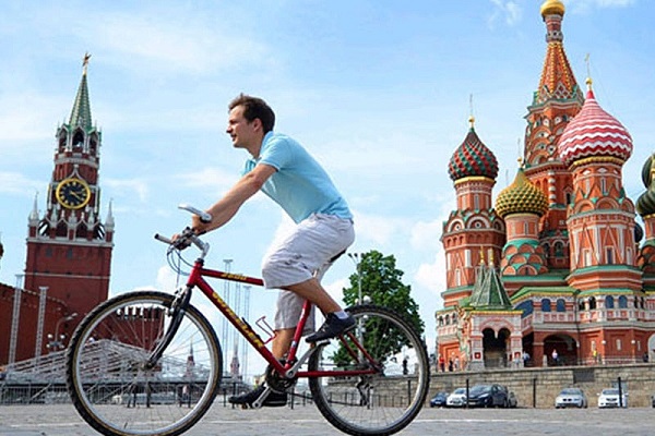 Всероссийская акция «На работу на велосипеде» в Москве