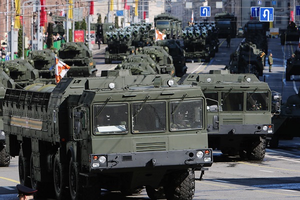 Репетиции парада Победы в Москве 3 и 7 мая