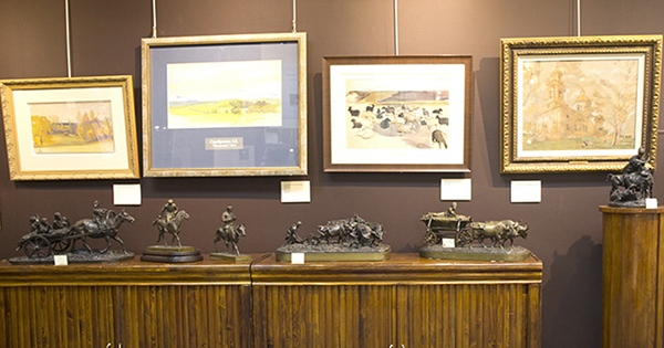 Выставка скульптур «Скульптор Евгений Александрович Лансере и его дети:  художники Евгений Лансере и Зинаида Серебрякова, архитектор Николай Лансере»