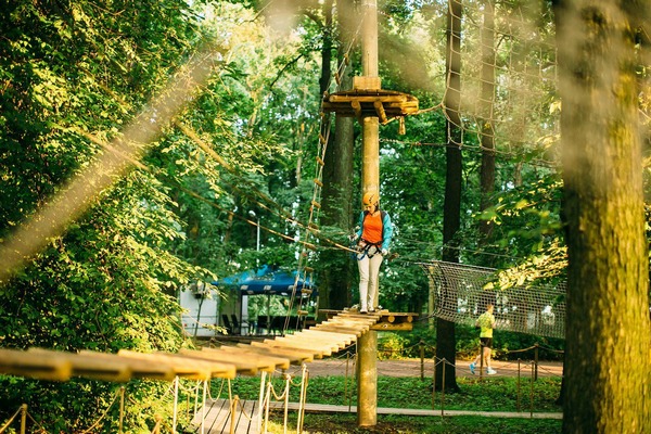Открытие нового веревочного парка «Norway Park» в Красногорске