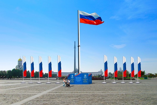 День российского флага в Парке Победы
