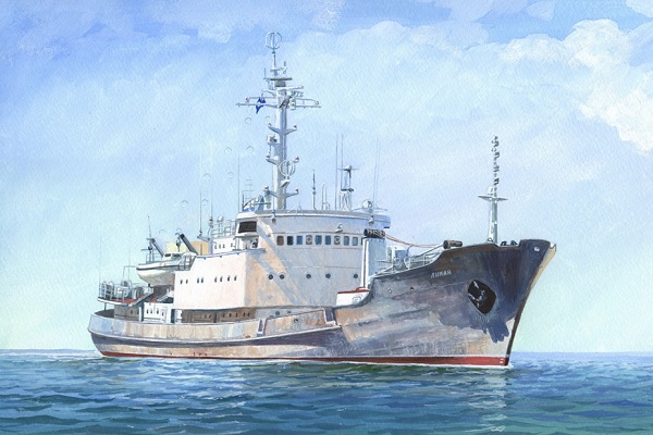 Выставка живописи Дмитрия Дудчика «Морские пейзажи и военные корабли»