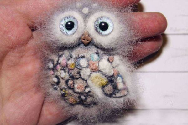 Мастер-класс по валянию брошки из шерсти для детей (от 10 лет) и взрослых