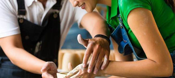 Индивидуальный романтический мастер-класс для пары + мастер-класс по гончарному мастерству для одного или двоих в студии MasterstvoMsk