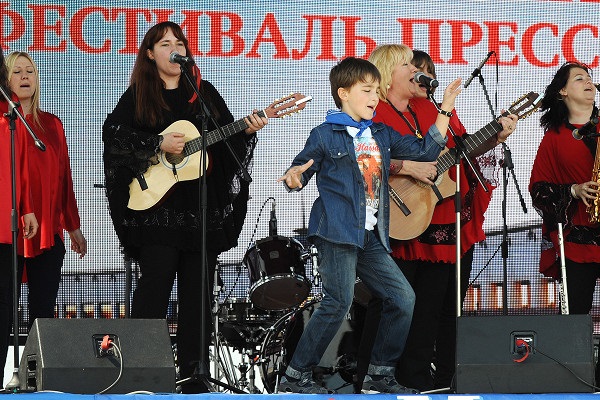16-й Московский фестиваль прессы на Поклонной горе