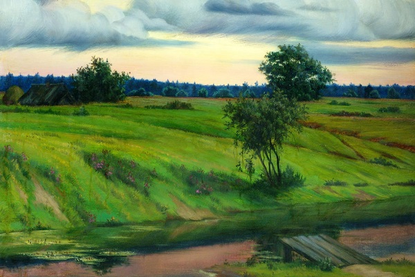 Выставка Александра Шилова «В сердцах людей раскинулась она»