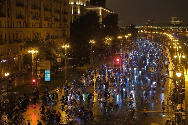 Ночной Московский велопарад – 2018