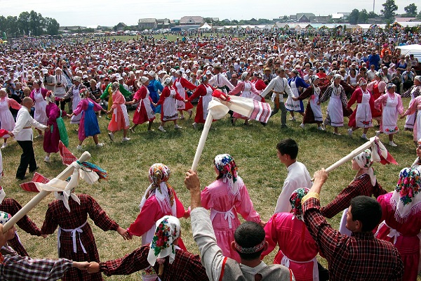 Удмуртский праздник «Гербер – 2018»