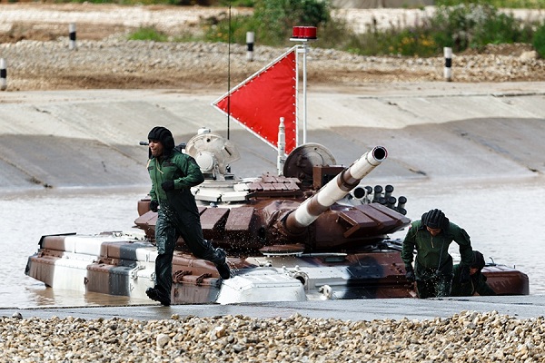 Соревнования танковых экипажей «Танковый биатлон – 2018»