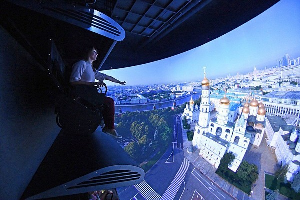 Виртуальный аттракцион «Полет над Москвой»