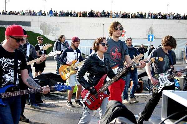 Рок-флешмоб на выставке «NAMM Musikmesse – 2018»