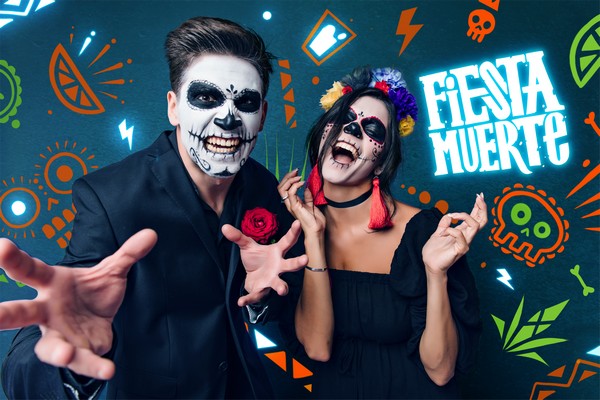 Тату, черепа и танцы от заката до рассвета на Olmeca Fiesta Muerte