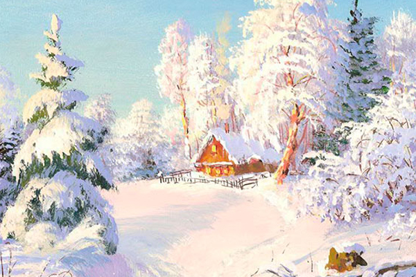 Мастер-класс по живописи «Зимний пейзаж»