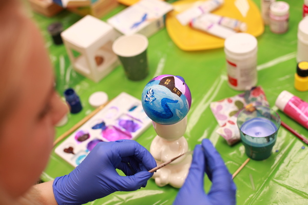 Арт-вечеринка — роспись елочных шаров — от Катерины Тарт