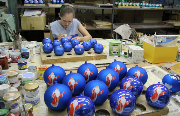 Новогодняя экскурсия на фабрику ёлочной игрушки в г.Клин