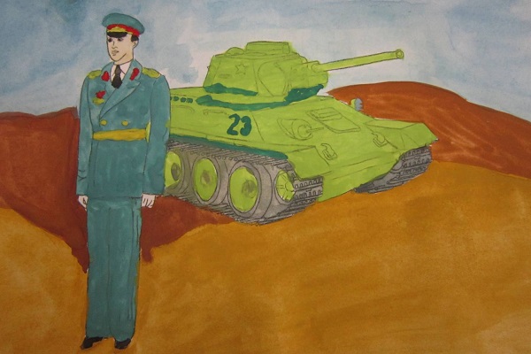 Выставка детского рисунка «Крепкая броня»