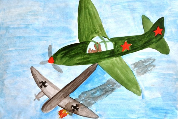 Выставка детского рисунка «Крепкая броня»