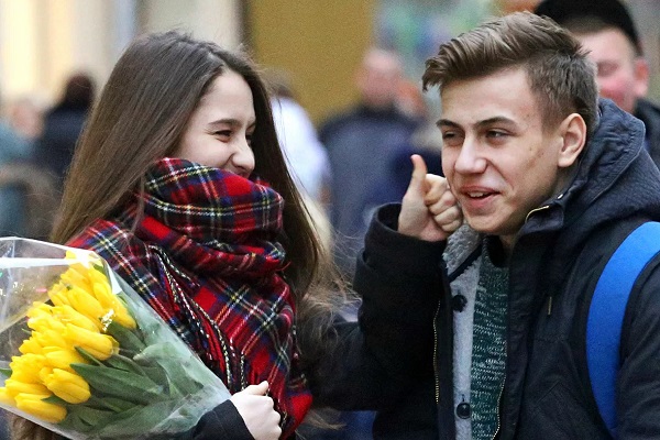 Международный женский день в Таганском парке