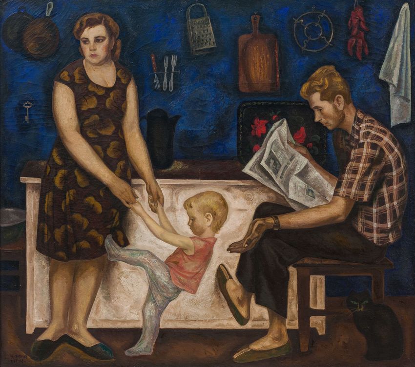 Выставка работ Виктора Попкова в Третьяковской галерее