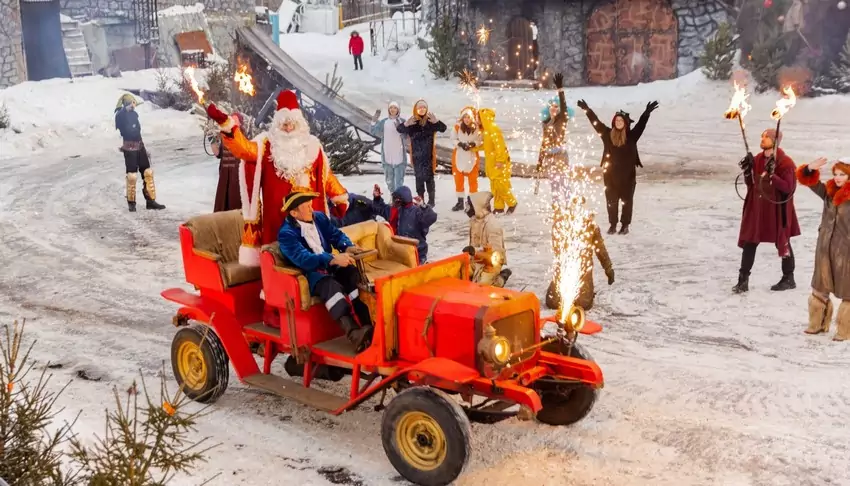 Новогодняя Елка у каскадеров